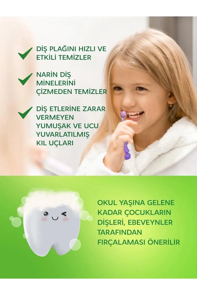 Nessiworld  .Kids Ekstra Soft Diş Fırçası 3-7 Yaş