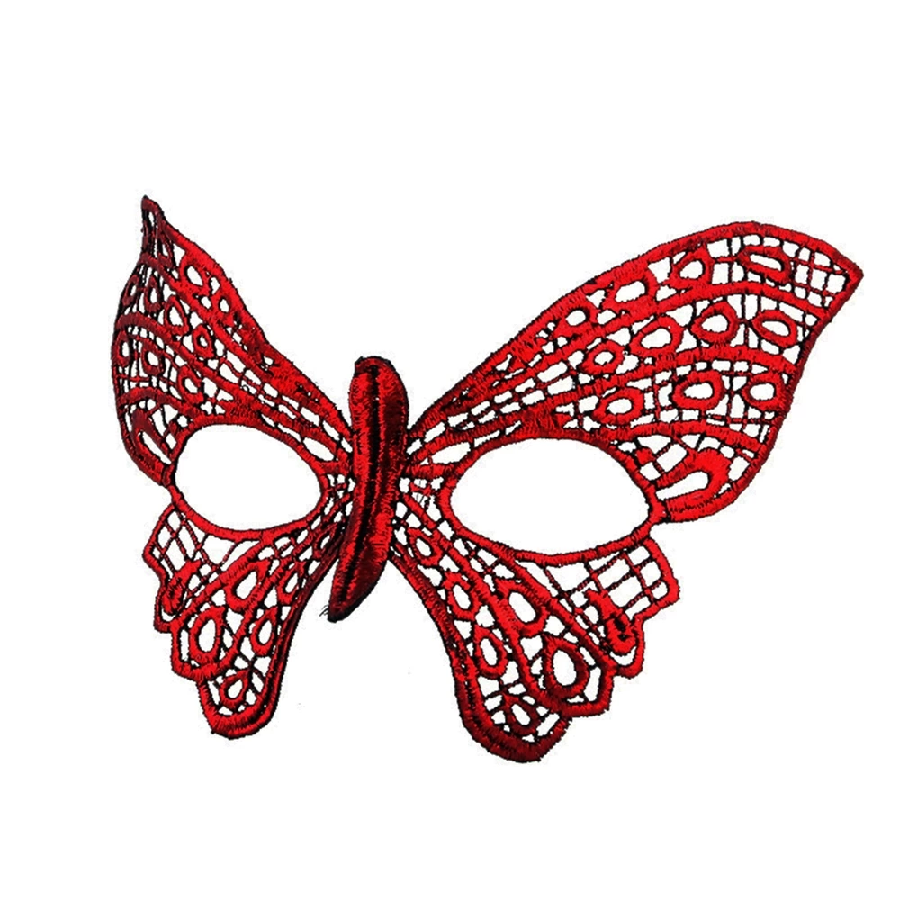 Nessiworld Kırmızı Dantel Masquerade Maskesi 7 No