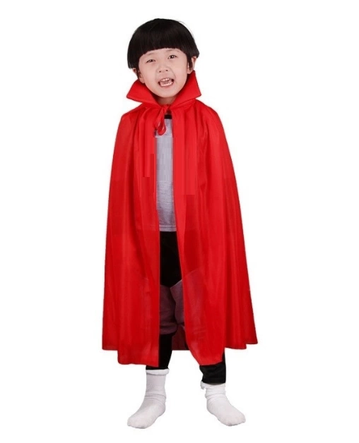 Nessiworld Kırmızı Renk Yakalı Pelerin Çocuk Boy 90 cm