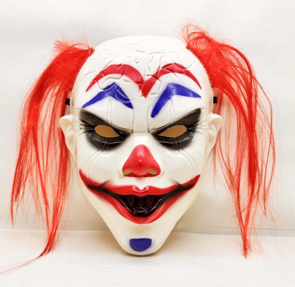 Nessiworld Kızıl Saçlı Joker Palyaço Maskesi