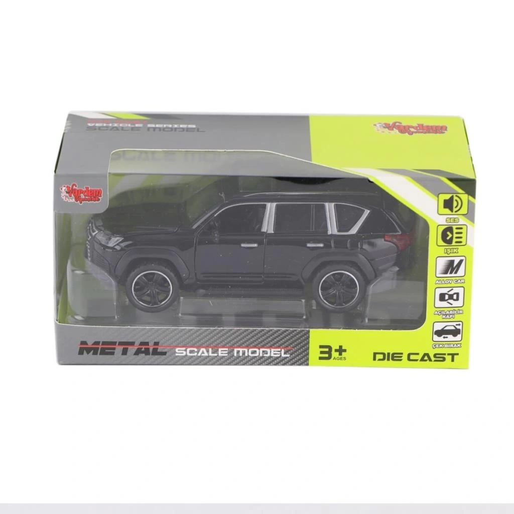 Nessiworld KM-3261B-Vardem Kutulu Çek Bırak 1:32 Işıklı Ve Sesli Metal Jeep