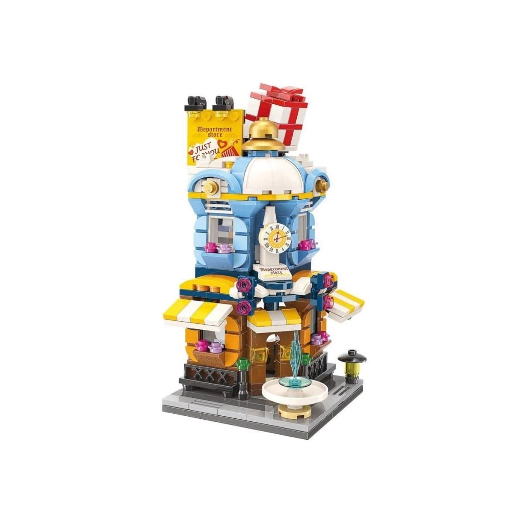 Nessiworld  KP0105 Keeppley City Corner Department Store Blok Seti 389 Parça