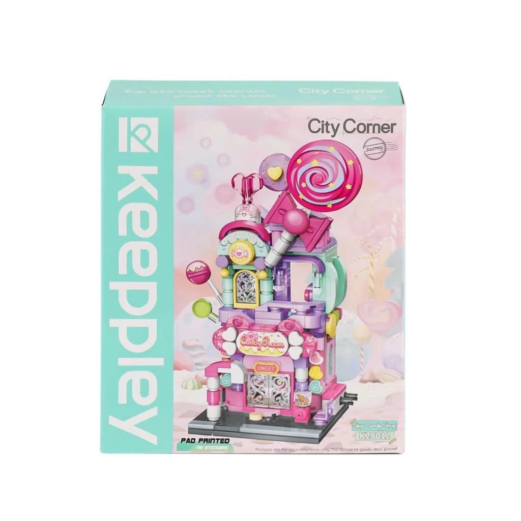 Nessiworld KP28012 Keeppley Candy Shop City Corner Blok Seti -Vagon life