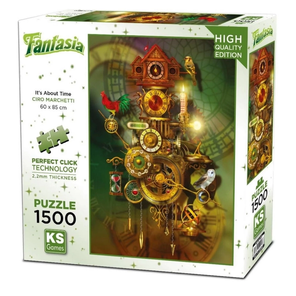Nessiworld Ks Games Its About Time Puzzle 1500 Parça 22047