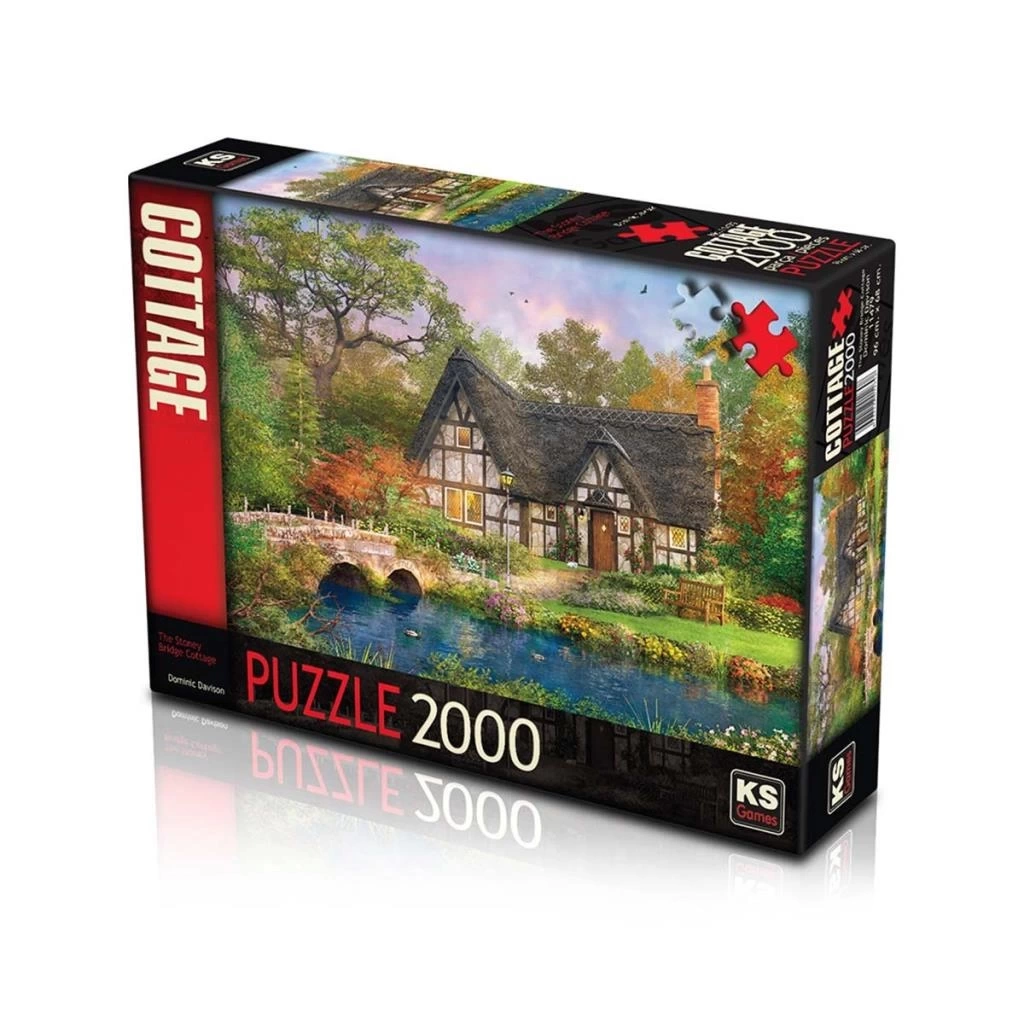 Nessiworld KS The Stoney Bridge Cottage 2000 Parça Puzzle