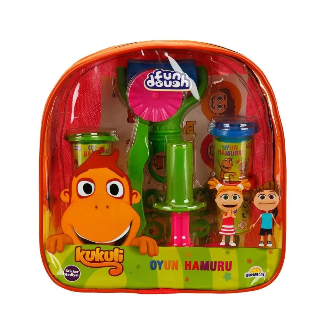 Nessiworld  Kukuli Çantalı Oyun Hamuru Seti 80 gr.