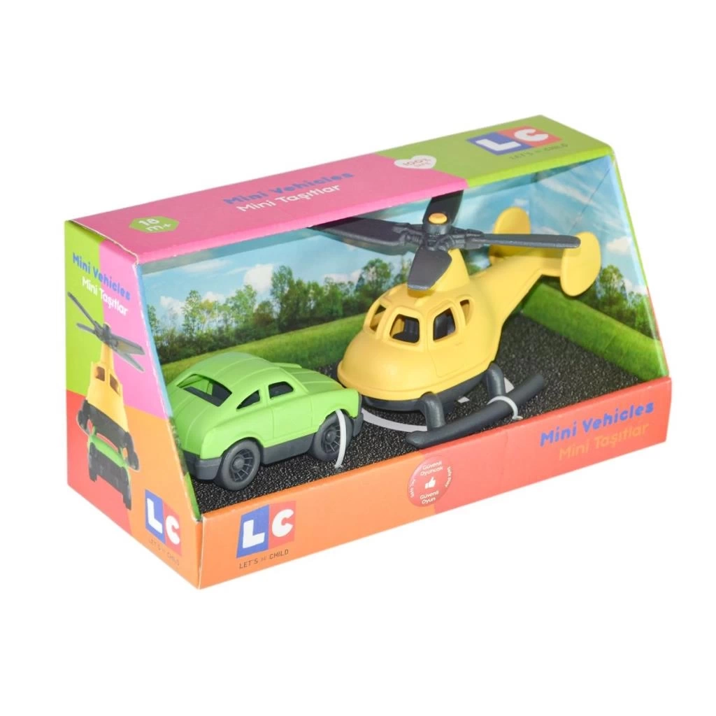 Nessiworld LC-30938 Lets be Child - Minik Taşıtlar Araba-Helikopter