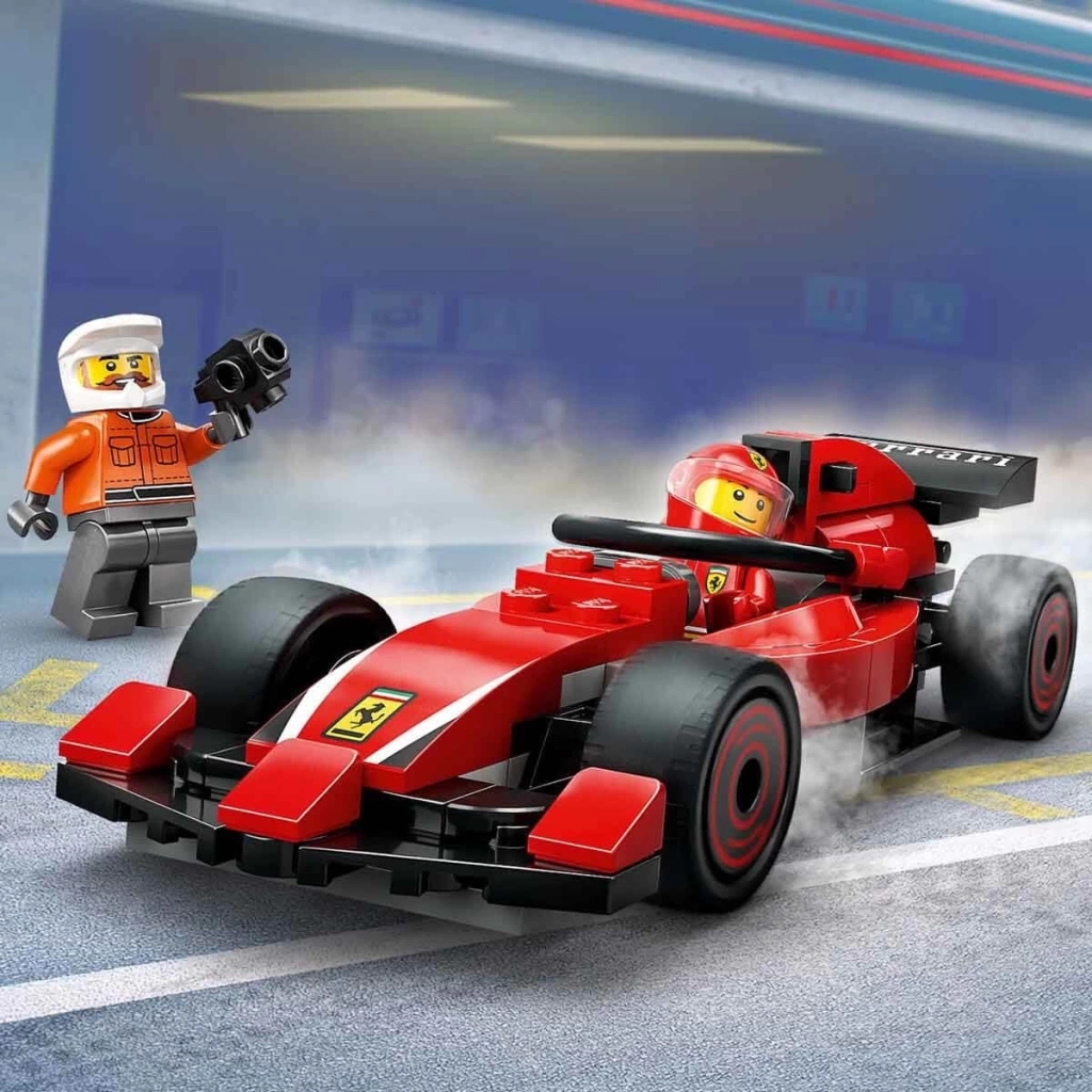 Nessiworld LEGO City Ferrari Arabalı F1 Pit Stop ve Pit Ekibi 60443