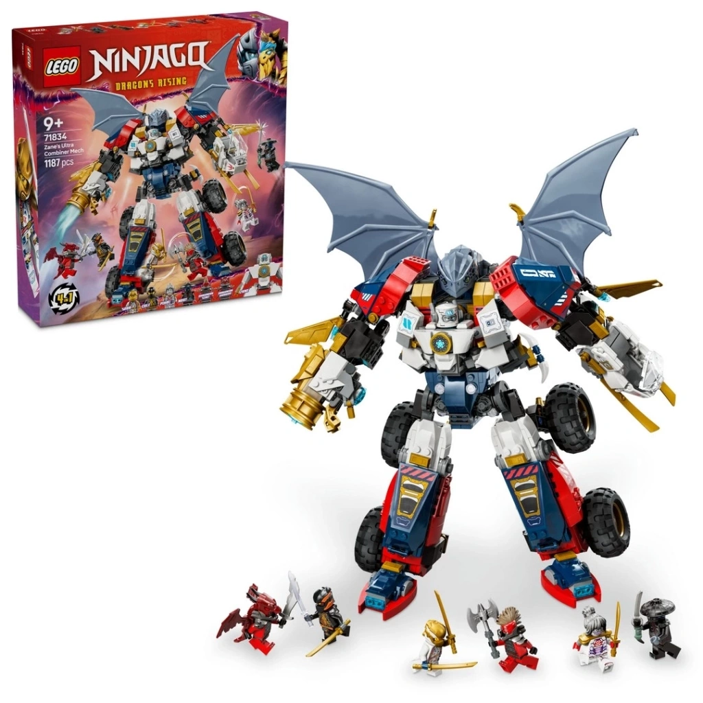 NessiWorld NINJAGO Zane’in Ultra Kombo Mech’i 4’ü 1 Arada 71834