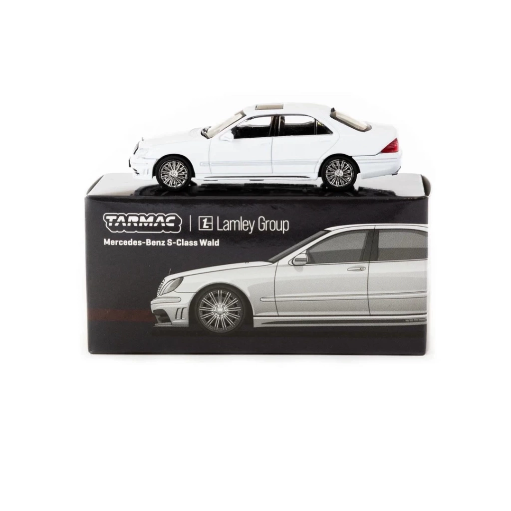 Nessiworld  Tarmac Works 1/64 Mercedes-Benz S-Class Wald Alabaster White - Lamley Special Edition