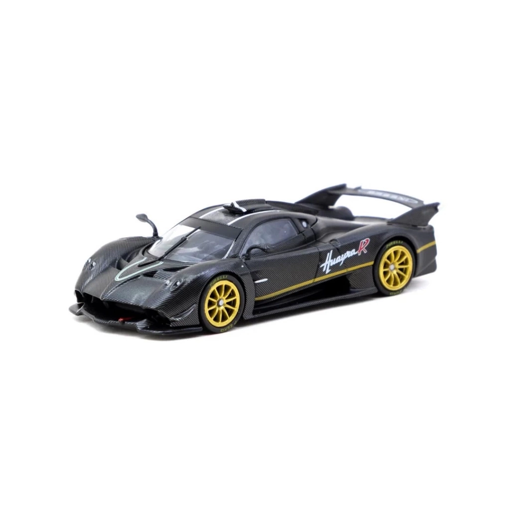 Nessiworld  Tarmac Works 1/64 Pagani Huayra R Matt Black Carbon Fiber