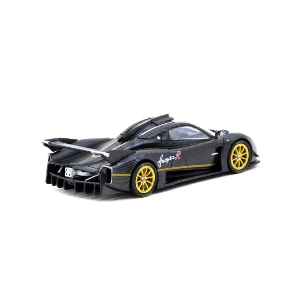 Nessiworld  Tarmac Works 1/64 Pagani Huayra R Matt Black Carbon Fiber