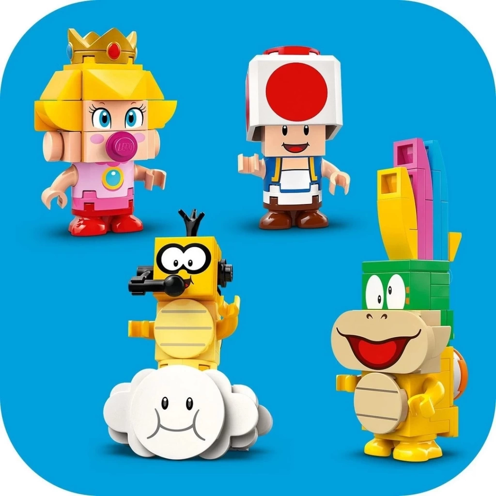 Nessiworld LEGO Super Mario: Mario Kart Baby Peach ve Grand Prix Seti Yarış Oyuncağı 72036