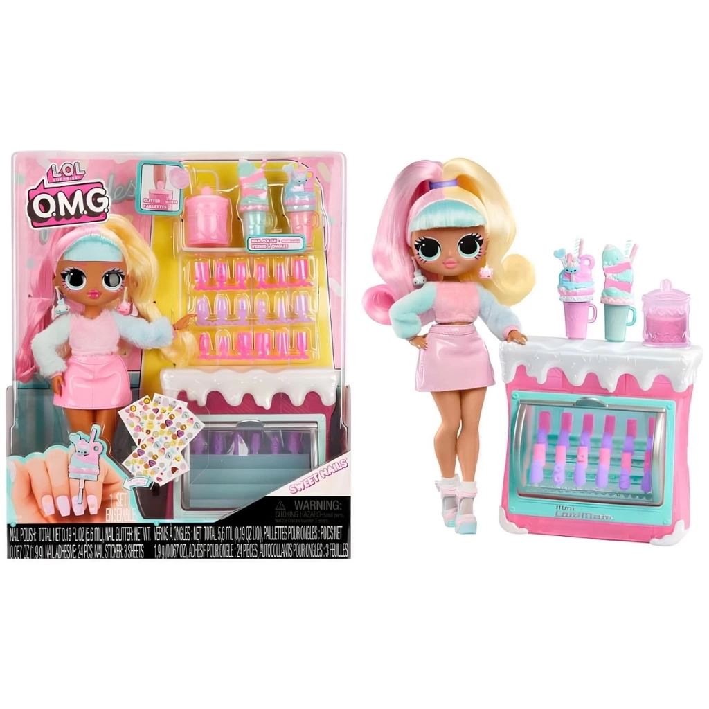 Nessiworld L.O.L. Surprise O.M.G. Sweet Nails Candylicious Sprinkles Shop Oyun Seti