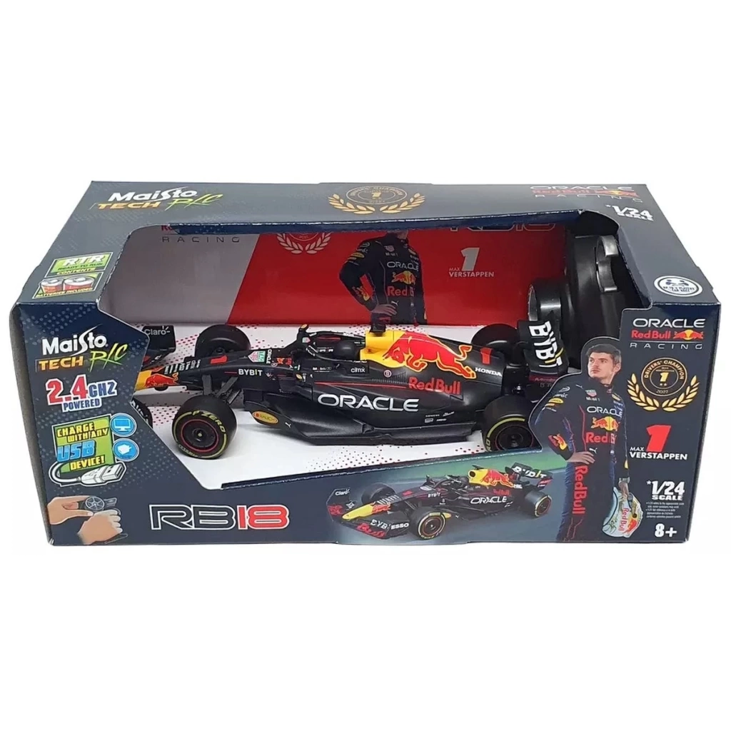 Nessiworld Maisto 1/24 F1 Red Bull RB18 RC Car 2.4GHZ
