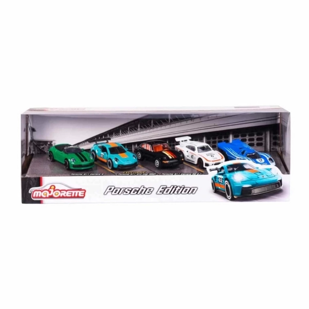 Nessiworld Majorette Porsche 5li Set