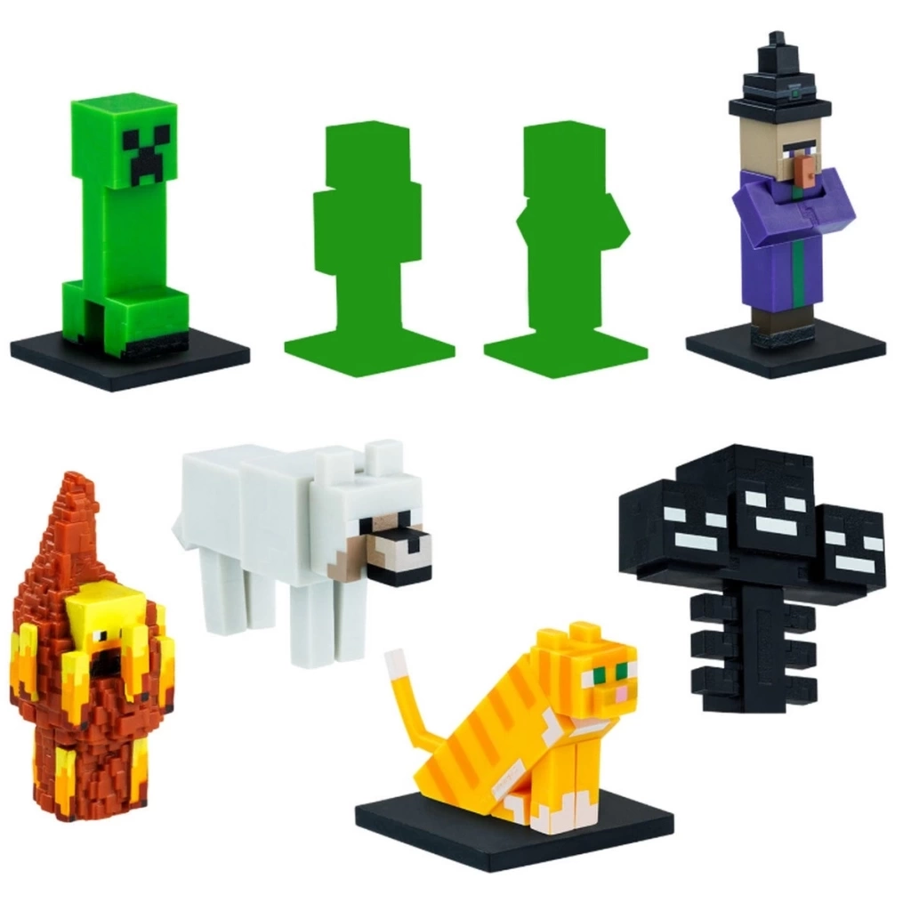 Nessiworld Minecraft 3D Figür Kalem Başlığı Toppeez 8li