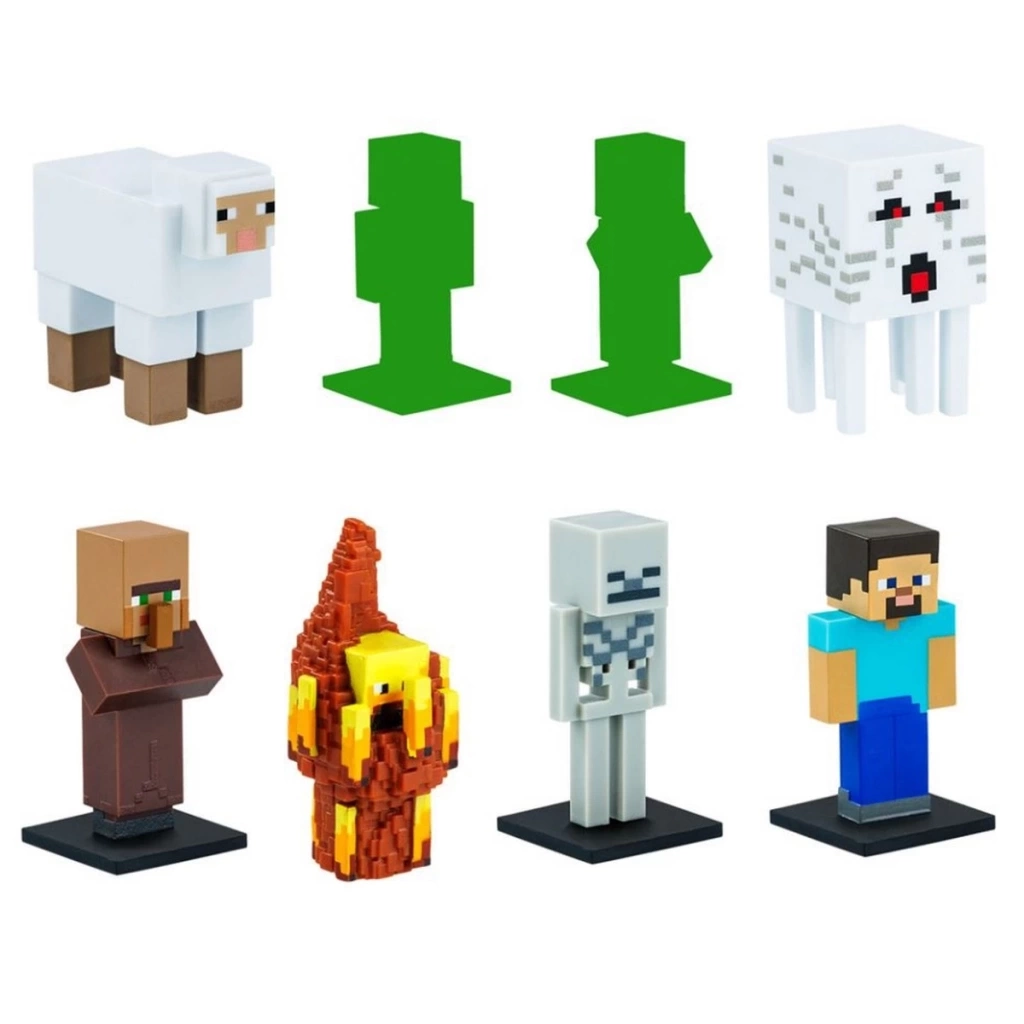 Nessiworld Minecraft 3D Figür Kalem Başlığı Toppeez 8li