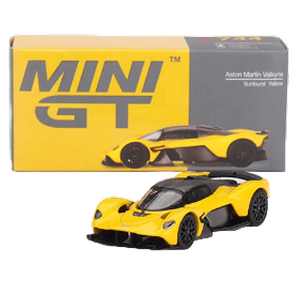Nessiworld Mini Gt 1/64 Aston Martin Valkyrie Sunburst Yellow