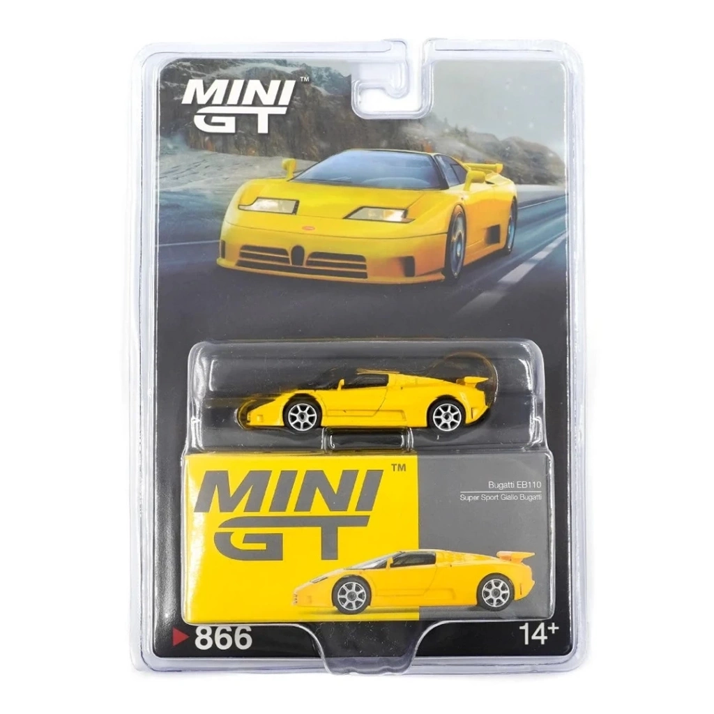 Nessiworld Mini GT 1/64 Bugatti EB110 Super Sport Giallo Bugatti