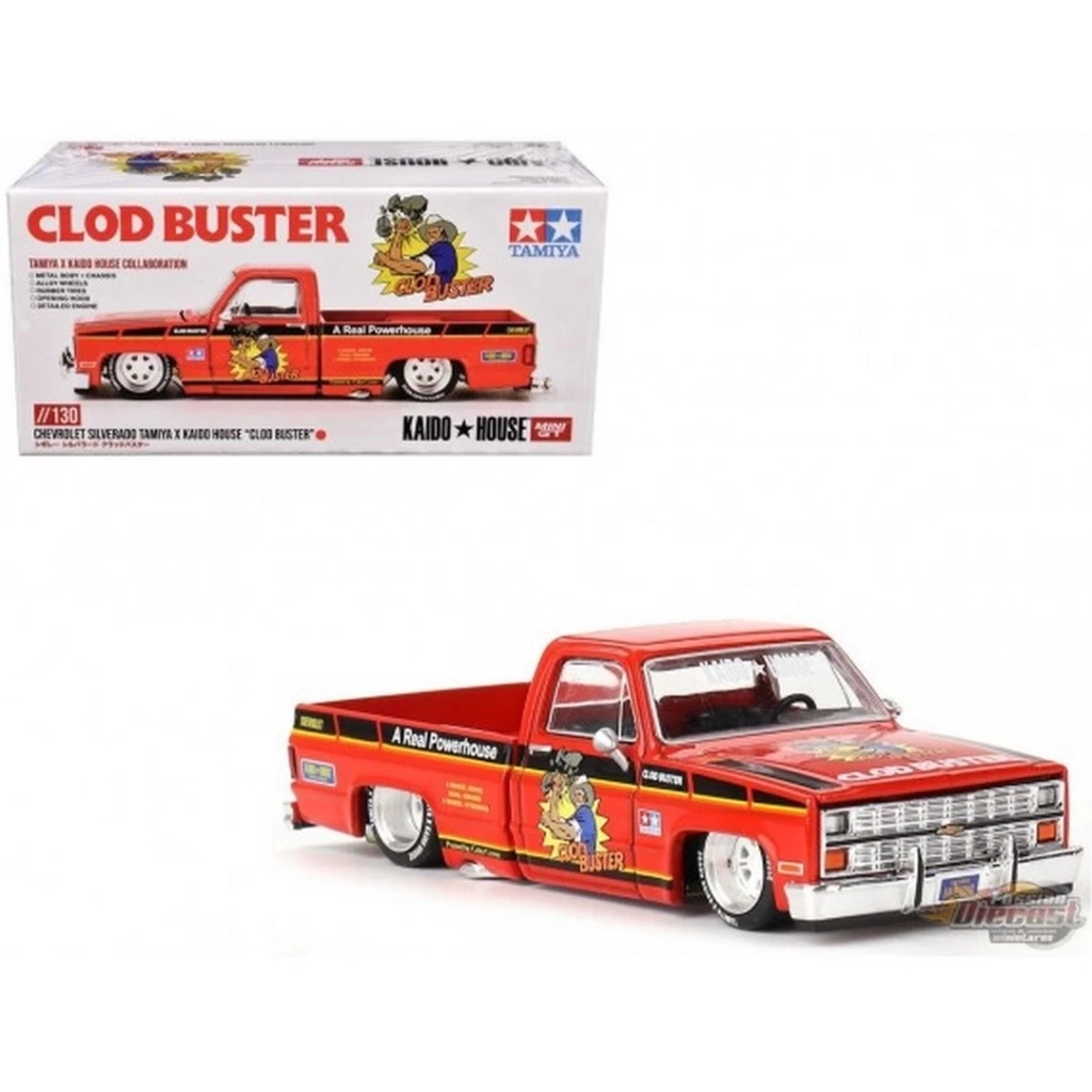 Nessiworld Mini GT 1/64 Chevrolet Silverado TAMIYA x KAIDO HOUSE Clod Buster
