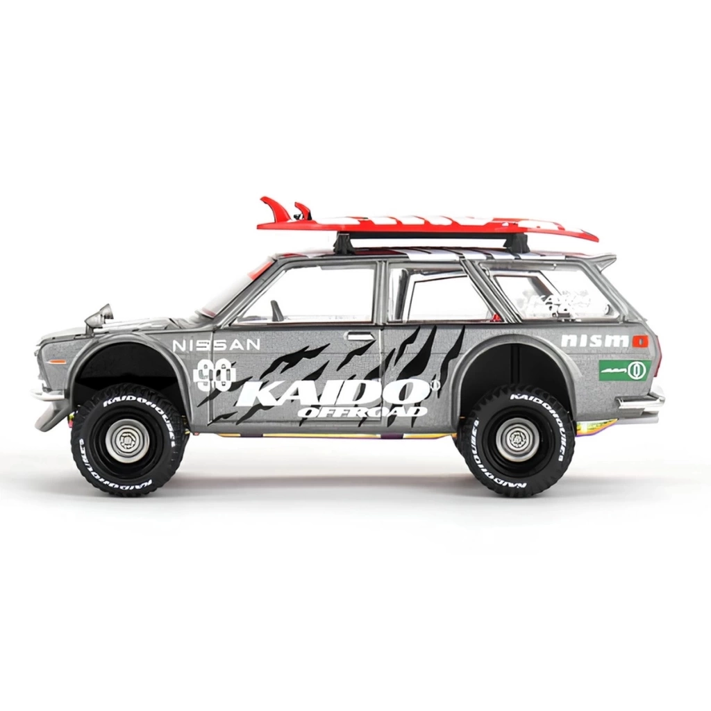 Nessiworld Mini GT 1/64 Datsun KAIDO 510 Wagon 4x4 Kaido Offroad V1