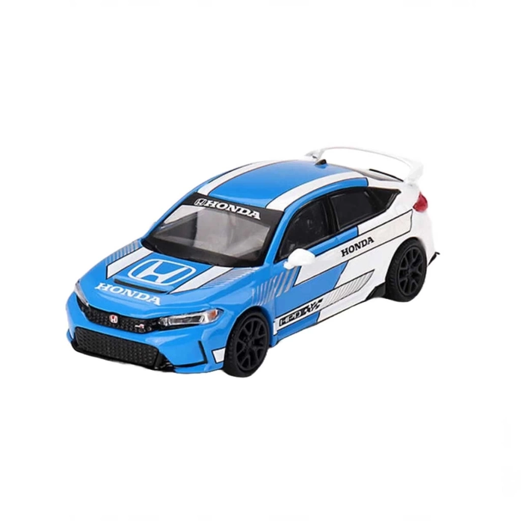 Nessiworld Mini GT 1/64 Honda Civic Type R #3 2023 Pace Car Blue