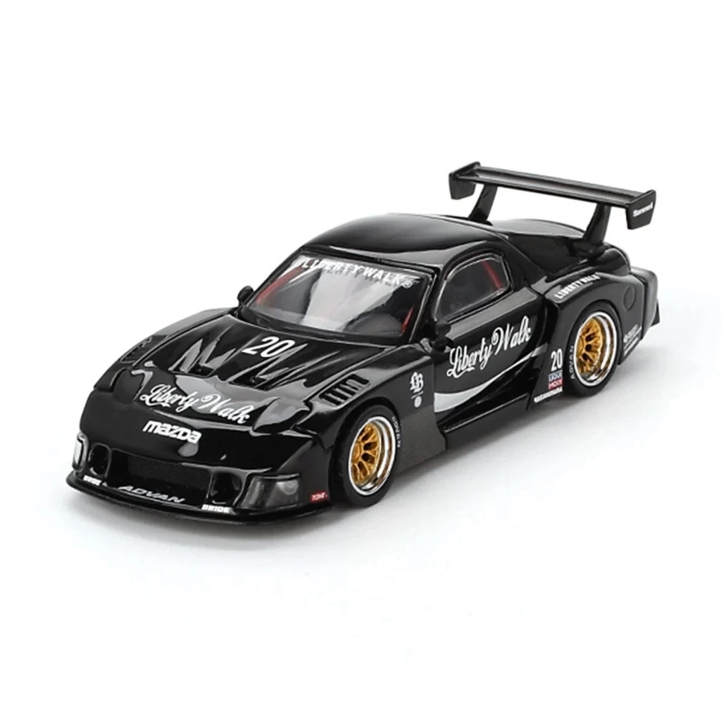 Nessiworld Mini GT 1/64 MAZDA RX-7 LB-Super Silhouette Liberty Walk Black Blister Paket