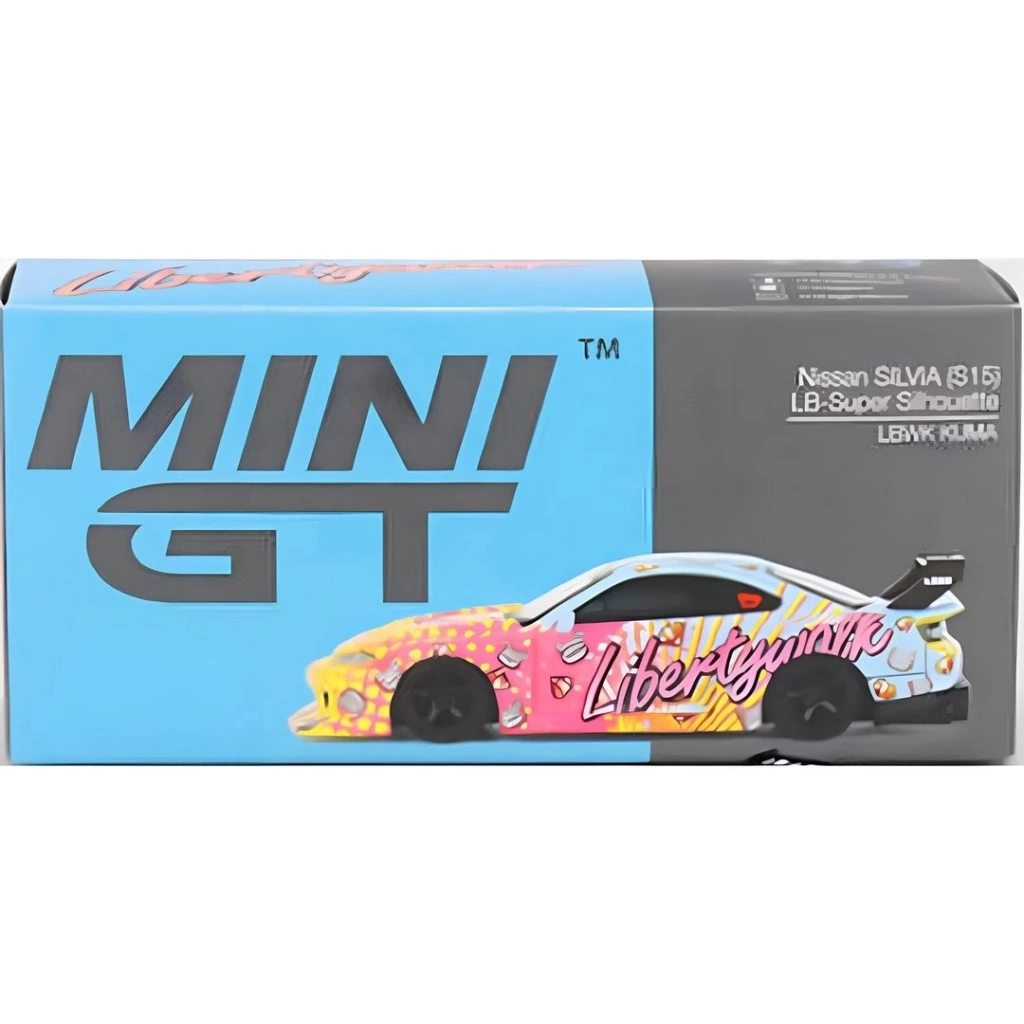 Nessiworld Mini GT 1/64 Nissan LB-Super Silhouette S15 SILVIA LBWK KUMA