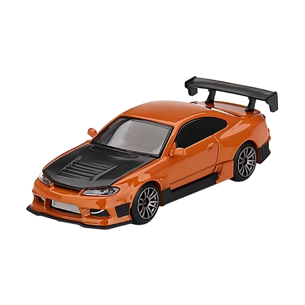 Nessiworld Mini Gt 1:64 Nissan Silvia S15 D-Max Metallic Orange