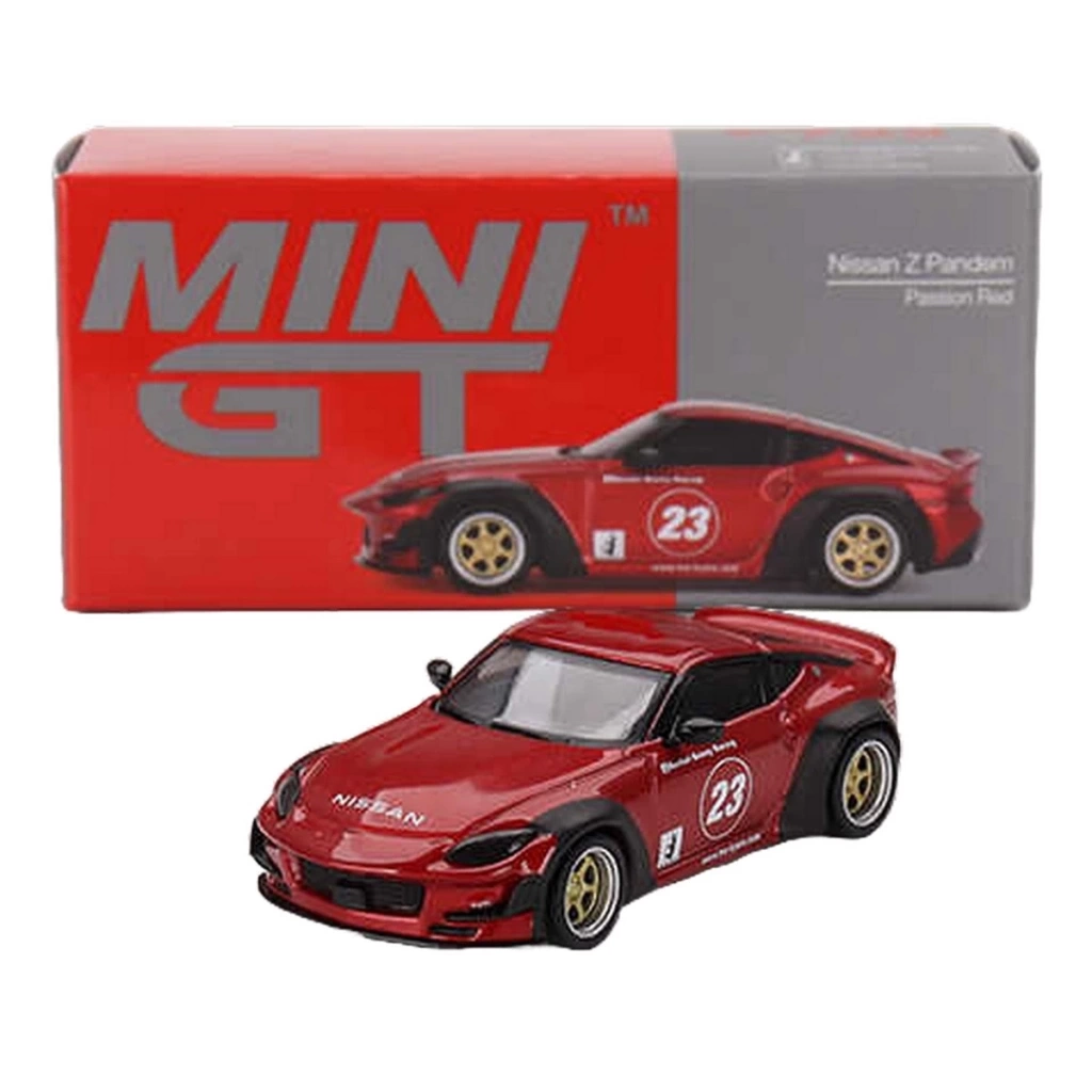 Nessiworld Mini Gt 1/64 Nissan Z Pandem Passion Red