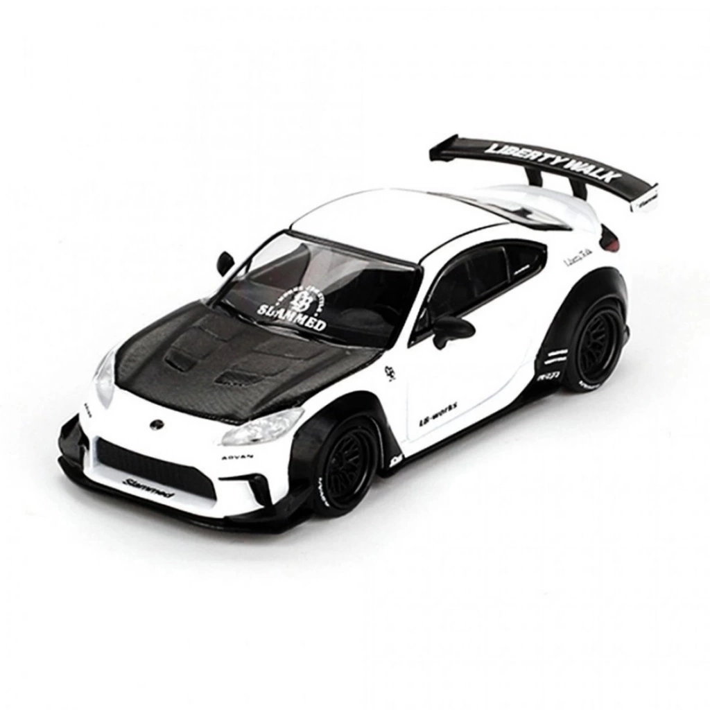 Nessiworld Mini GT 1/64 Toyota GR86 LB Nation White MGT00769