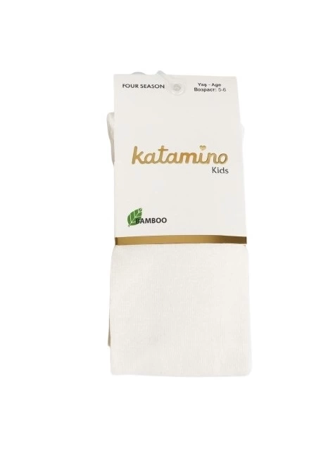 Nessiworld  Mirabel Kız Bambu Külotlu Çorap K30207 Krem