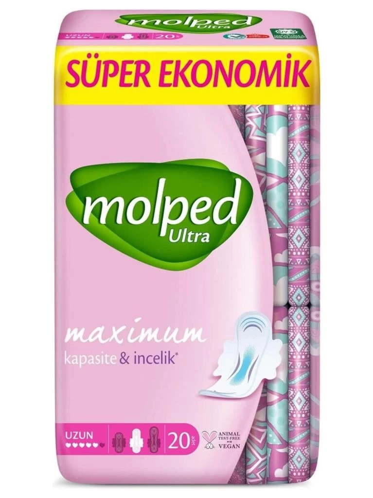 Nessiworld Molped Ultra Anatomik Uzun Ped Süper Eko 20 Adet