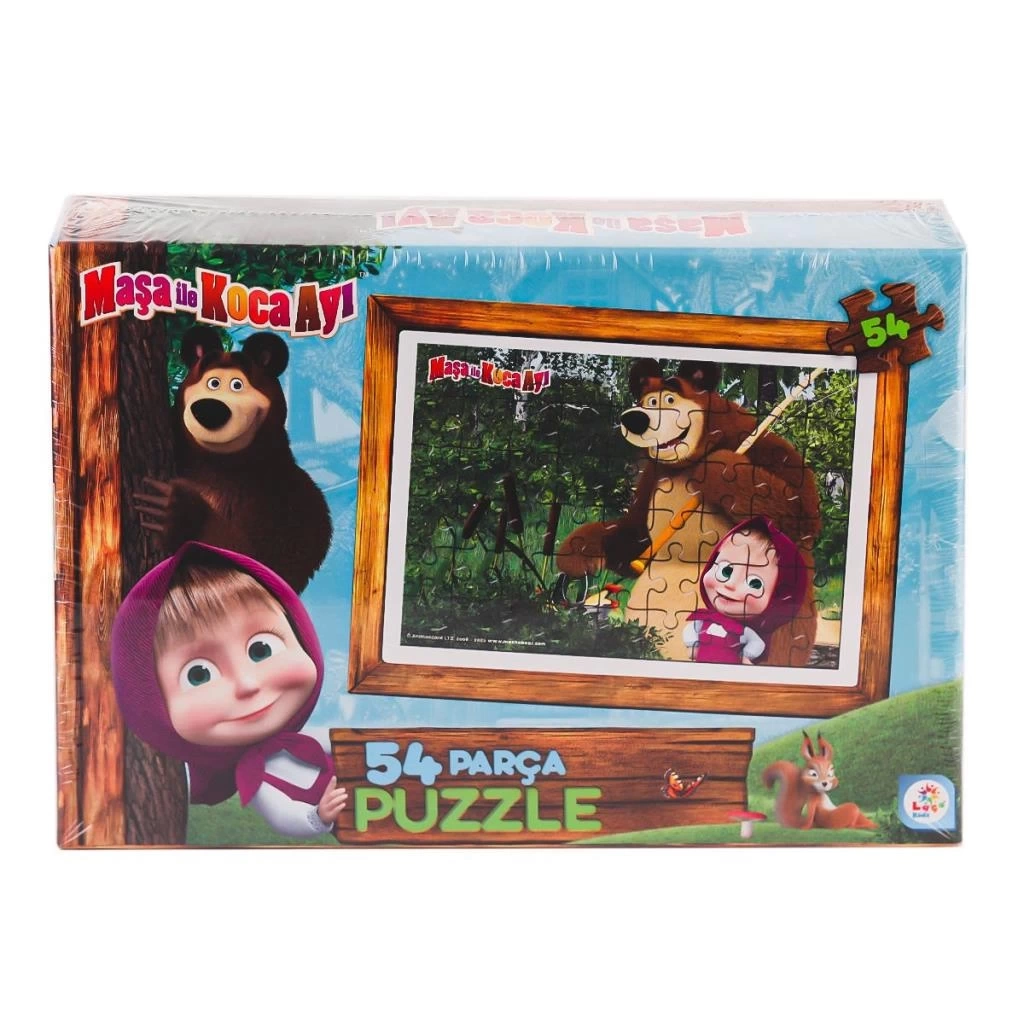 Nessiworld MS7965 Masha ve Koca Ayı 54 Parça Puzzle -Laçokids