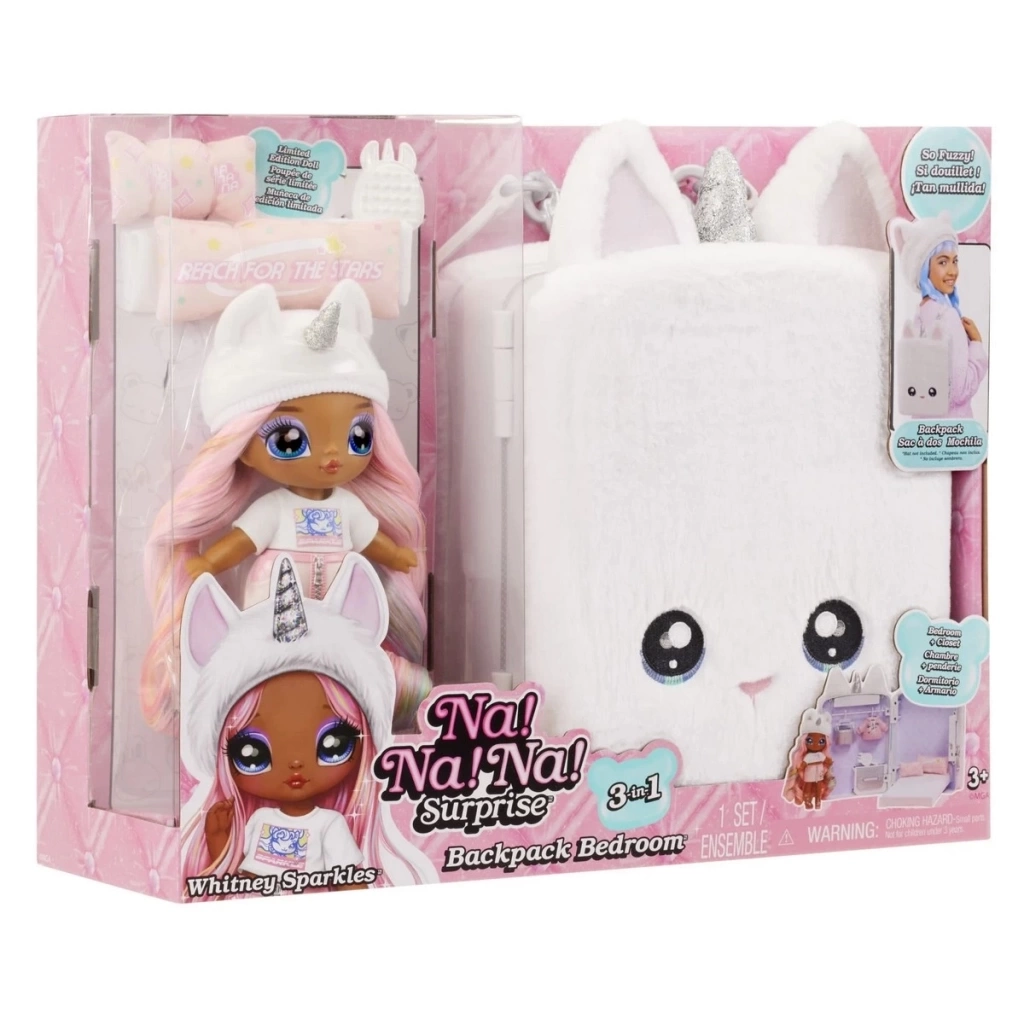 Nessiworld Na! Na! Na! Surprise 3ü1 Arada Büyük Sırt Çantalı Set Whitney Sparkles