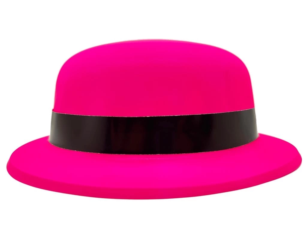 Nessiworld Neon Partisi Pembe Renk Melon Plastik Parti Şapkası