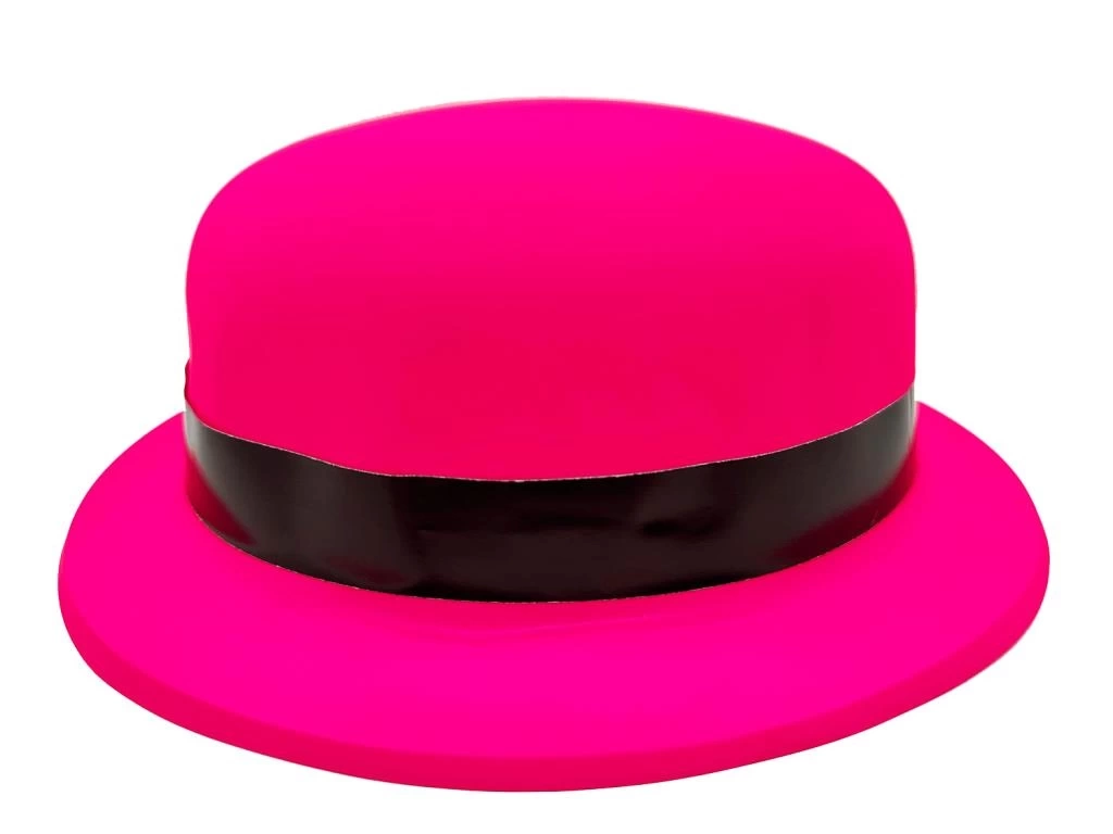 Nessiworld Neon Partisi Pembe Renk Melon Plastik Parti Şapkası