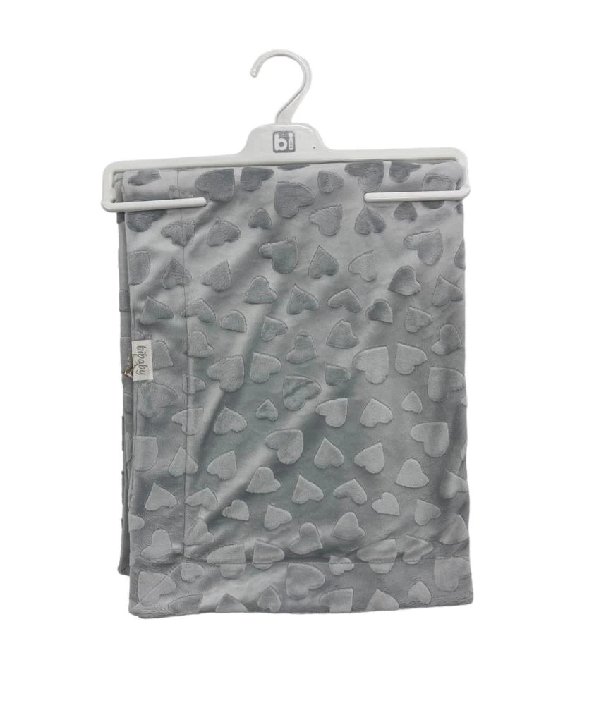 Nessiworld Nessiworld Bibaby Jacquard Heart 82x90 Battaniye 64727 Gri