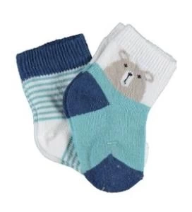 Nessiworld Nessiworld     Hello Teddy Bear 2Li Kız Çorap 68404 Yeşil