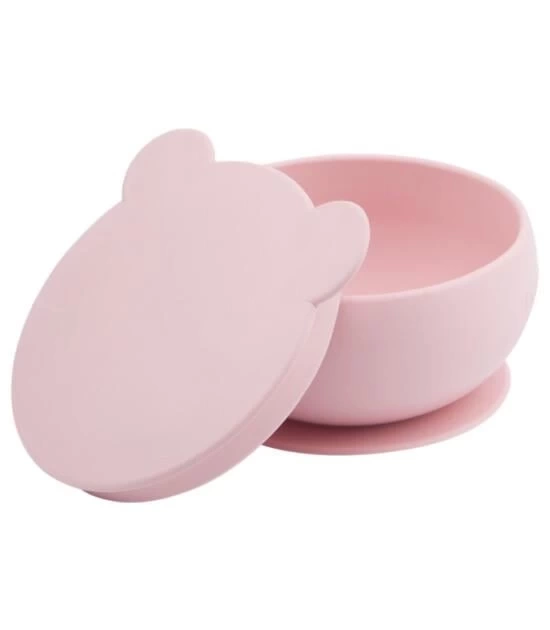 Nessiworld OiOi Silikon Kapaklı Kase Pinky Pink