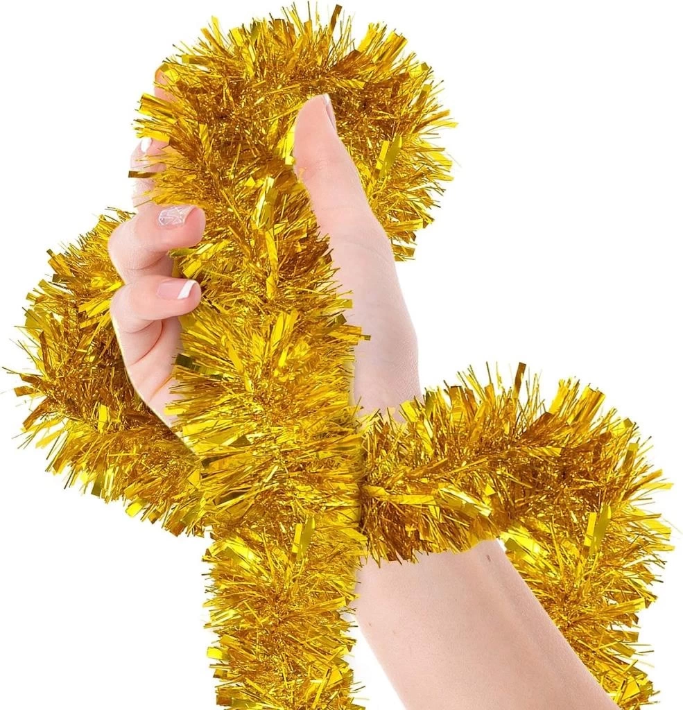Nessiworld   Parti İçin Sim Süs 2 Metre Uzunluk 6 cm Genişlik Altın Renk İthal