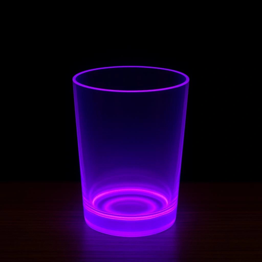 Nessiworld PartyGlow Neon Mor Bardak 8.5 x 10.5 cm