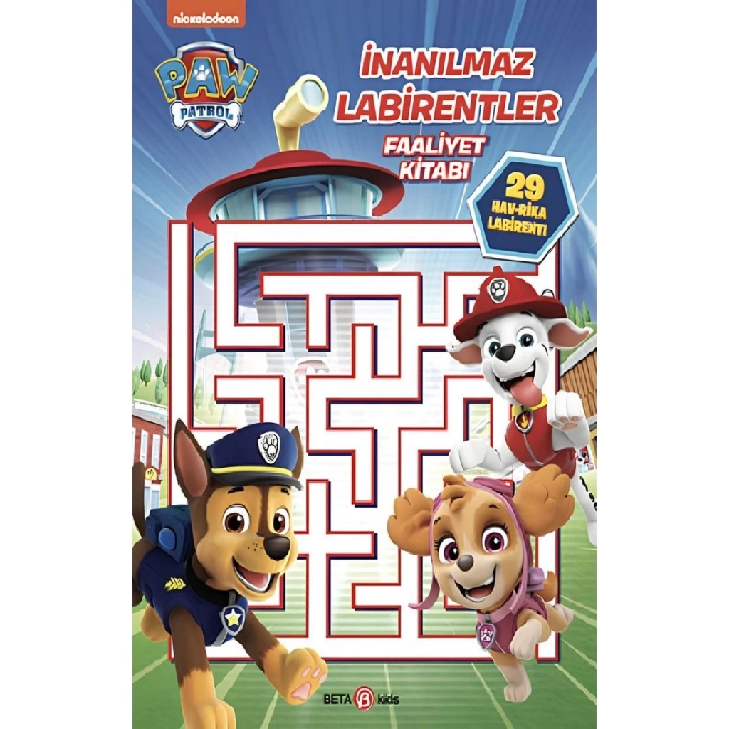 Nessiworld Paw Patrol İnanılmaz Labirentler Faaliyet Kitabı 38079BT