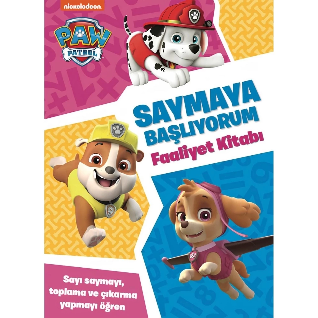 Nessiworld Paw Patrol Saymaya Başlıyorum Faaliyet Aktivite Kitabı 38093BT