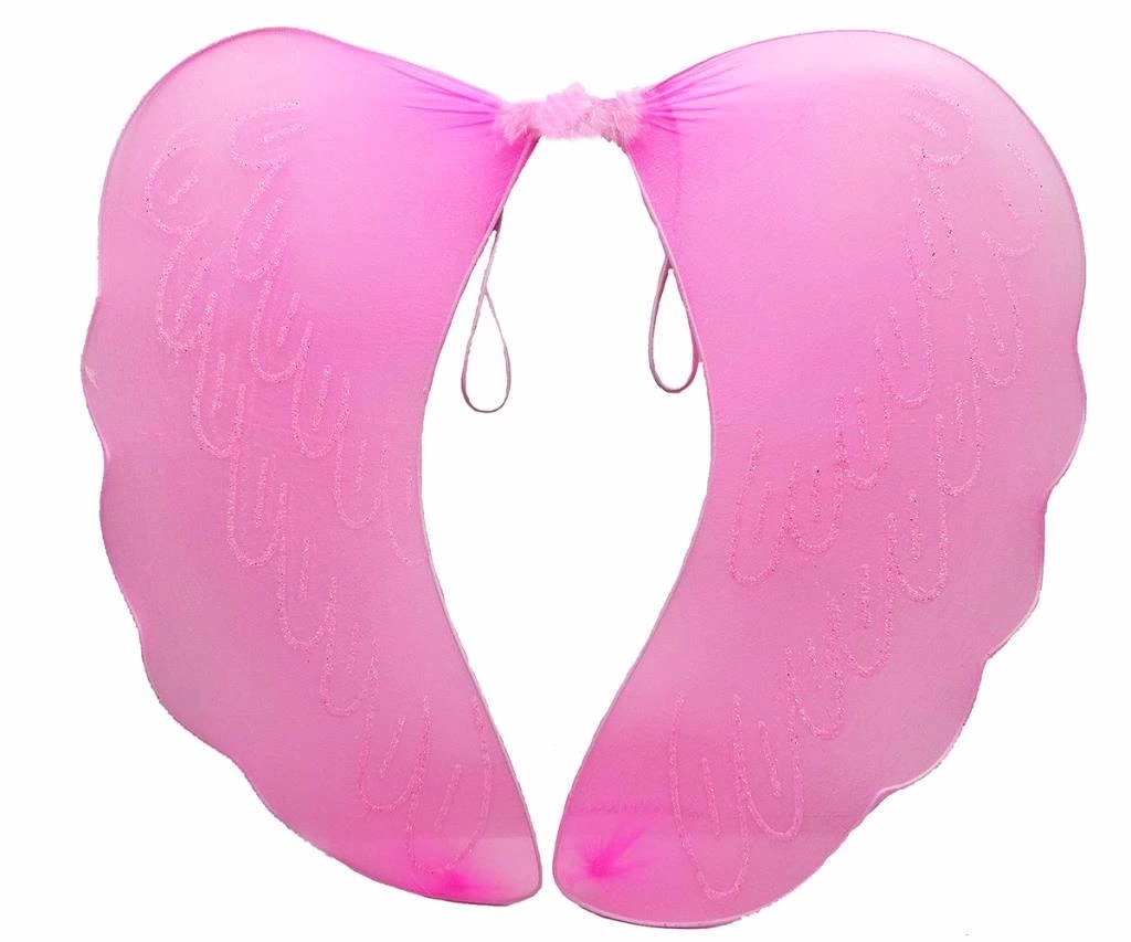 Nessiworld   Pembe Renk Ortası Pembe Tüylü Tül Peri Kanadı 40x50 cm