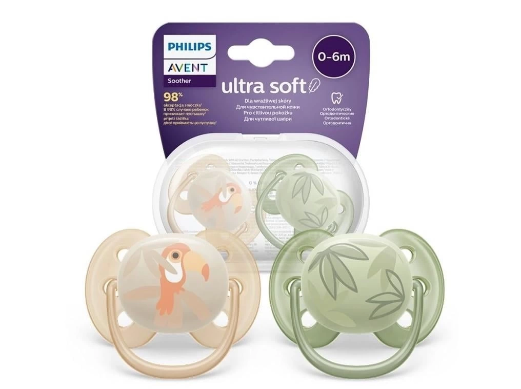 Nessiworld Philips Avent Ultra Yumuşak Emzik 0-6 Ay Erkek