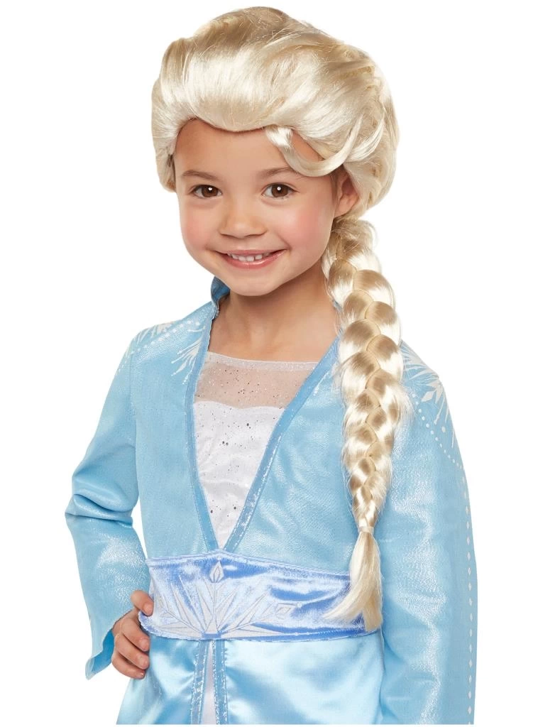 Nessiworld Platin Altın Dore Renk Karlar Ülkesi Elsa Frozen Peruğu Çocuk Boy