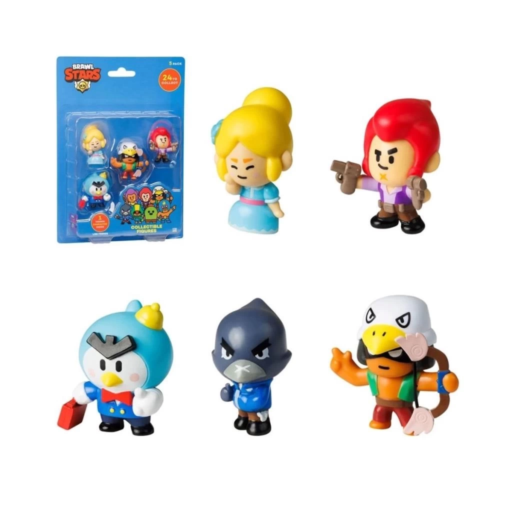 Nessiworld PMI/BRW2040 Brawl Stars 5li Figür -Necotoys