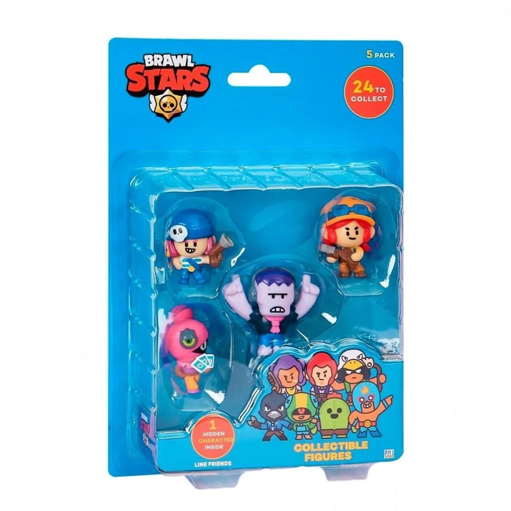 Nessiworld PMI/BRW2040 Brawl Stars 5li Figür -Necotoys